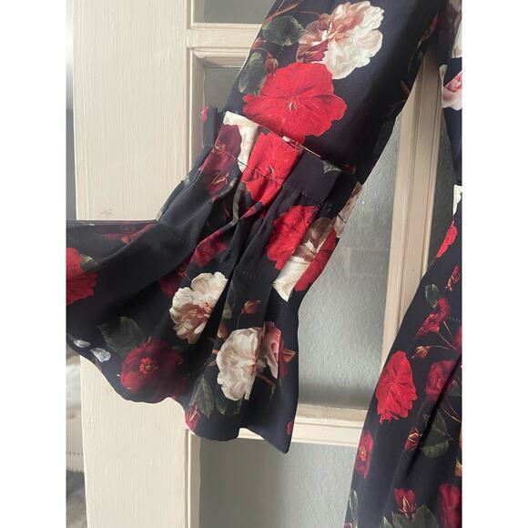 Mother Of Pearl silk Floral Dress - Picture 7 of 11